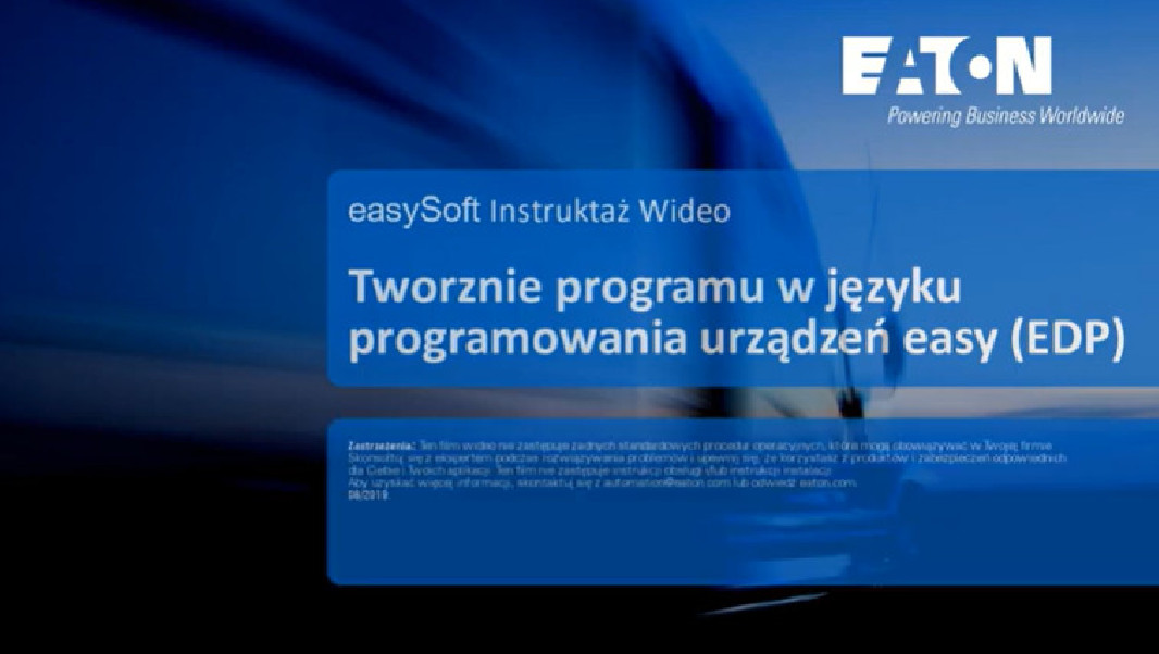 Easy E4, easySoft - Programowanie w języku EDP